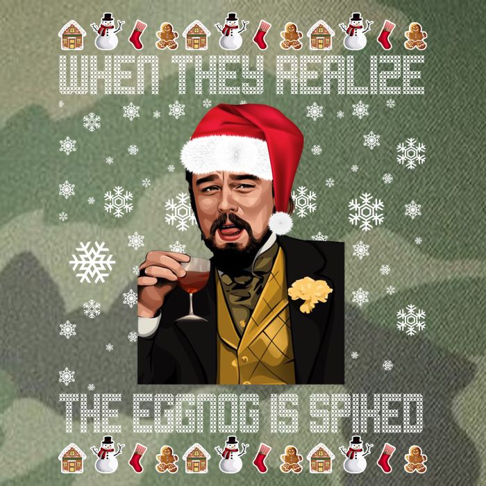 When They Realize The Eggnog Is Spiked Funny Christmas Legacy Tie Dye Trucker Hat