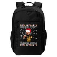 When They Realize The Eggnog Is Spiked Funny Christmas Backpack