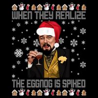 When They Realize The Eggnog Is Spiked Funny Christmas 16 in Basic Backpack