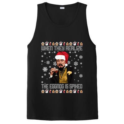 When They Realize The Eggnog Is Spiked Funny Christmas PosiCharge Competitor Tank