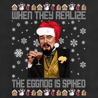When They Realize The Eggnog Is Spiked Funny Christmas Trucker Hat
