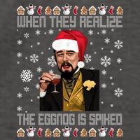When They Realize The Eggnog Is Spiked Funny Christmas Vector Backpack