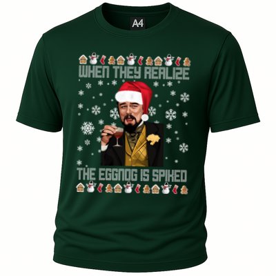 When They Realize The Eggnog Is Spiked Funny Christmas Performance Shirt