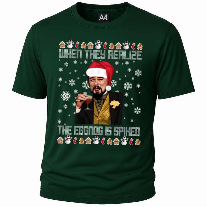 When They Realize The Eggnog Is Spiked Funny Christmas Performance Shirt