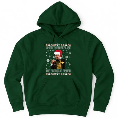 When They Realize The Eggnog Is Spiked Funny Christmas Hoodie