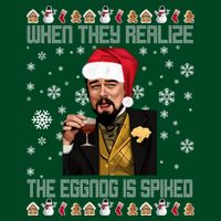 When They Realize The Eggnog Is Spiked Funny Christmas Magnet