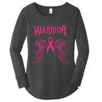 Warrior Tattoos Survivor Warrior Pink Ribbon Breast Cancer Women's Perfect Tri Tunic Long Sleeve Shirt