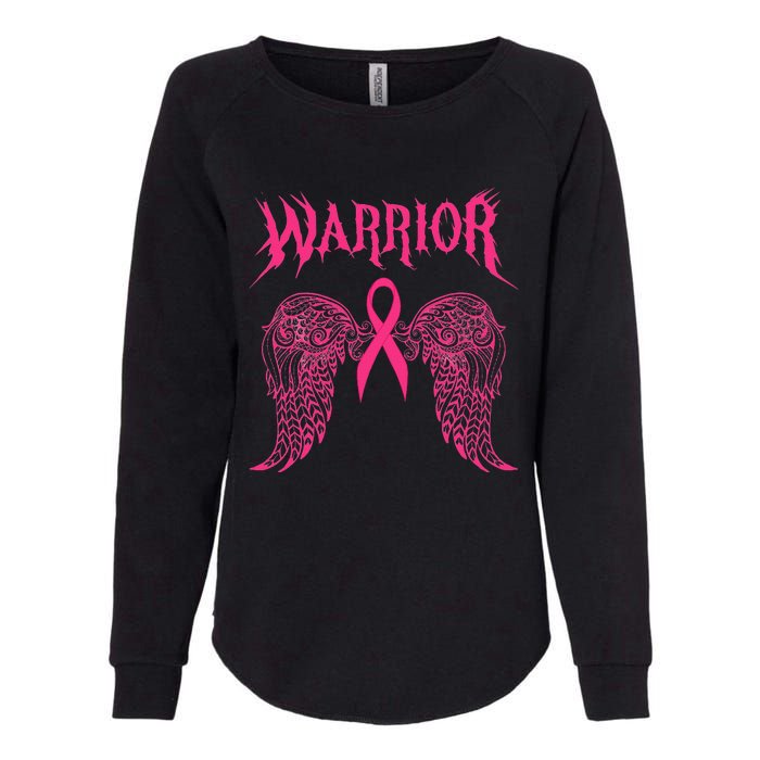 Warrior Tattoos Survivor Warrior Pink Ribbon Breast Cancer Womens California Wash Sweatshirt