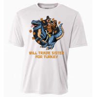 Will Trade Sister For Turkey Thanksgiving Cooling Performance Crew T-Shirt