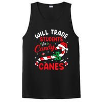 Will Trade Students For Candy Canes Teacher Christmas Xmas PosiCharge Competitor Tank