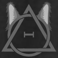 Wolf Therian Symbol 7 Panel Mesh Trucker Snapback Hat