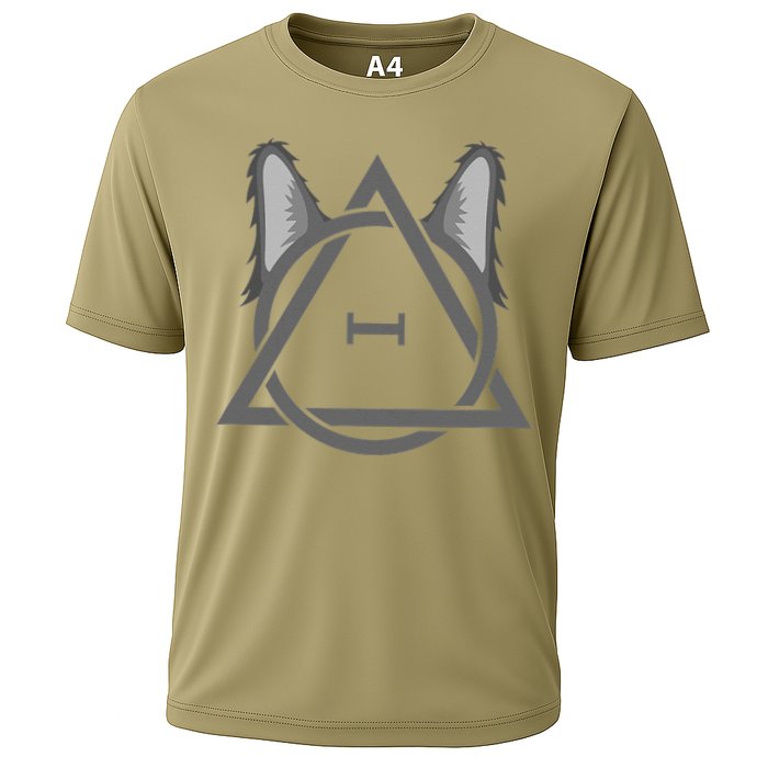 Wolf Therian Symbol Cooling Performance Crew T-Shirt
