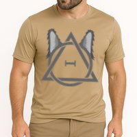 Wolf Therian Symbol Cooling Performance Crew T-Shirt