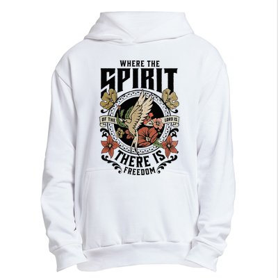 Where The Spirit Of The Lord Is There Is Freedom Urban Pullover Hoodie