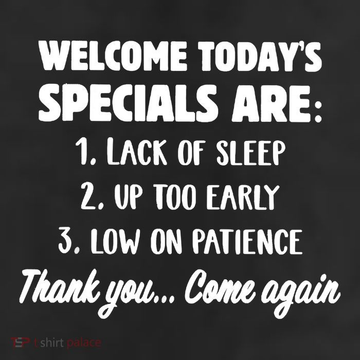 Welcome Today's Specials Are Lack Of Sleep, Up Too Early Cool Comfort Performance Bucket Hat