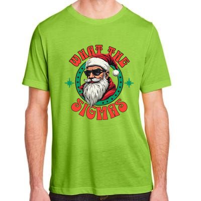 What The Sigma Santa Rizz Xmas Meme Christmas Fun Design Adult ChromaSoft Performance T-Shirt