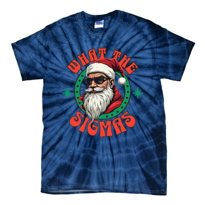 What The Sigma Santa Rizz Xmas Meme Christmas Fun Design Tie-Dye T-Shirt