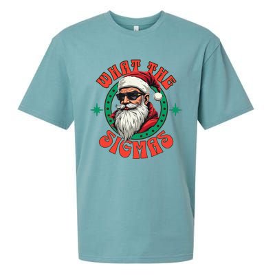 What The Sigma Santa Rizz Xmas Meme Christmas Fun Design Sueded Cloud Jersey T-Shirt