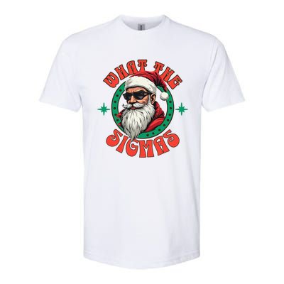 What The Sigma Santa Rizz Xmas Meme Christmas Fun Design Softstyle CVC T-Shirt