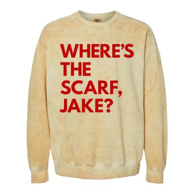 WhereS The Scarf Jake Colorblast Crewneck Sweatshirt