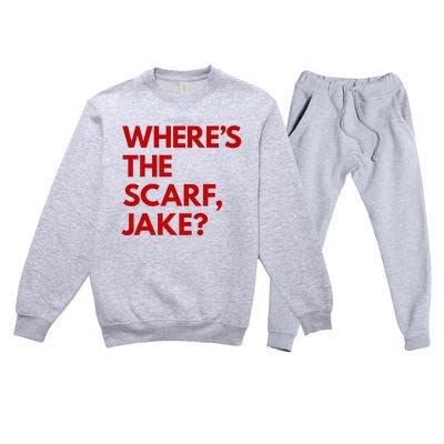 WhereS The Scarf Jake Premium Crewneck Sweatsuit Set