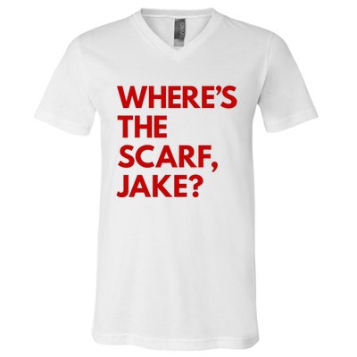 WhereS The Scarf Jake V-Neck T-Shirt