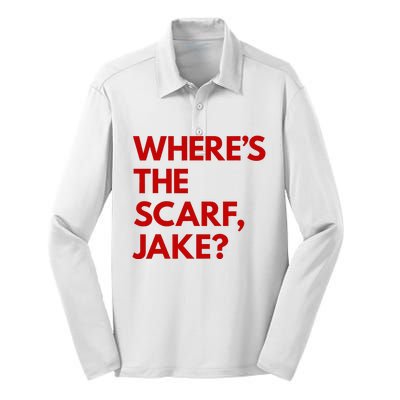 WhereS The Scarf Jake Silk Touch Performance Long Sleeve Polo