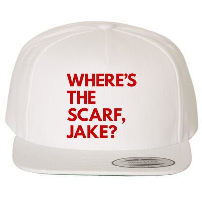 WhereS The Scarf Jake Wool Snapback Cap