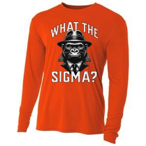 What The Sigma Brainrot Cooling Performance Long Sleeve Crew