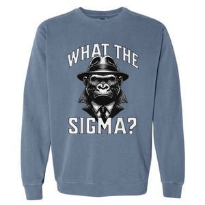 What The Sigma Brainrot Garment-Dyed Sweatshirt