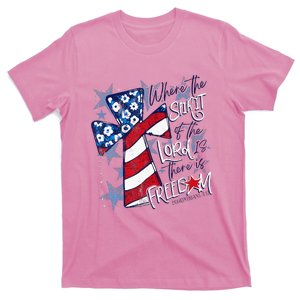 Where The Spirit Of The Lord Is There Is Freedom T-Shirt