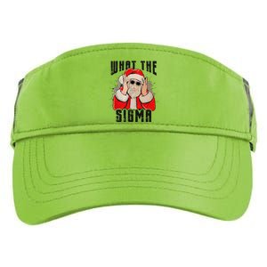 What The Sigma Santa Funny Christmas Meme Xmas Rizz Adult Drive Performance Visor