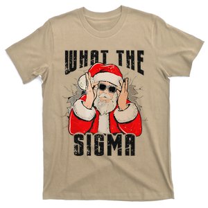 What The Sigma Santa Funny Christmas Meme Xmas Rizz T-Shirt