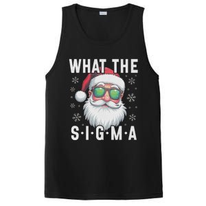 What The Sigma Christmas Santa Funny Meme Xmas Rizz PosiCharge Competitor Tank