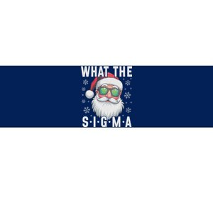 What The Sigma Christmas Santa Funny Meme Xmas Rizz Bumper Sticker