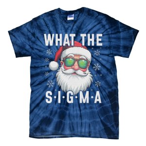 What The Sigma Christmas Santa Funny Meme Xmas Rizz Tie-Dye T-Shirt