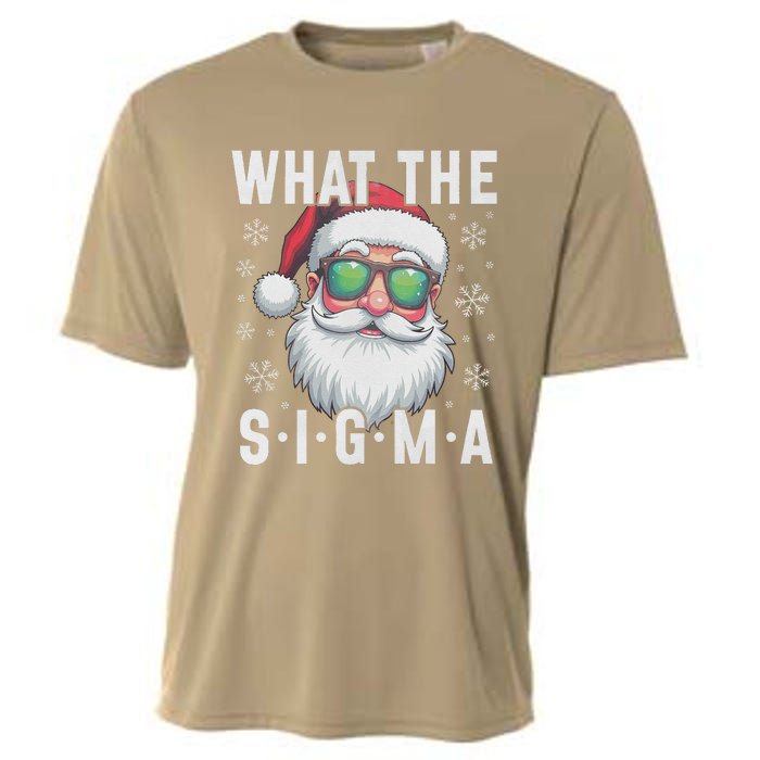 What The Sigma Christmas Santa Funny Meme Xmas Rizz Cooling Performance Crew T-Shirt