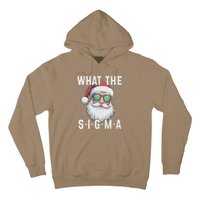 What The Sigma Christmas Santa Funny Meme Xmas Rizz Hoodie