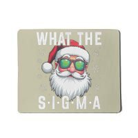 What The Sigma Christmas Santa Funny Meme Xmas Rizz Mousepad