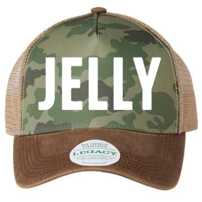 Word That Say Jelly For Peanut Butter And Jelly Couple Gift Legacy Tie Dye Trucker Hat