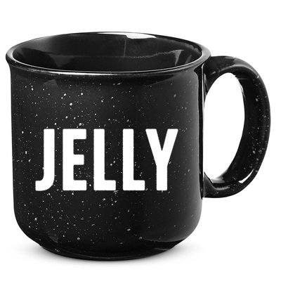 Word That Say Jelly For Peanut Butter And Jelly Couple Gift 15oz Campfire Ceramic Mug
