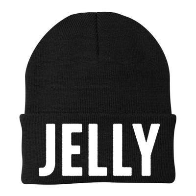 Word That Say Jelly For Peanut Butter And Jelly Couple Gift Beanie