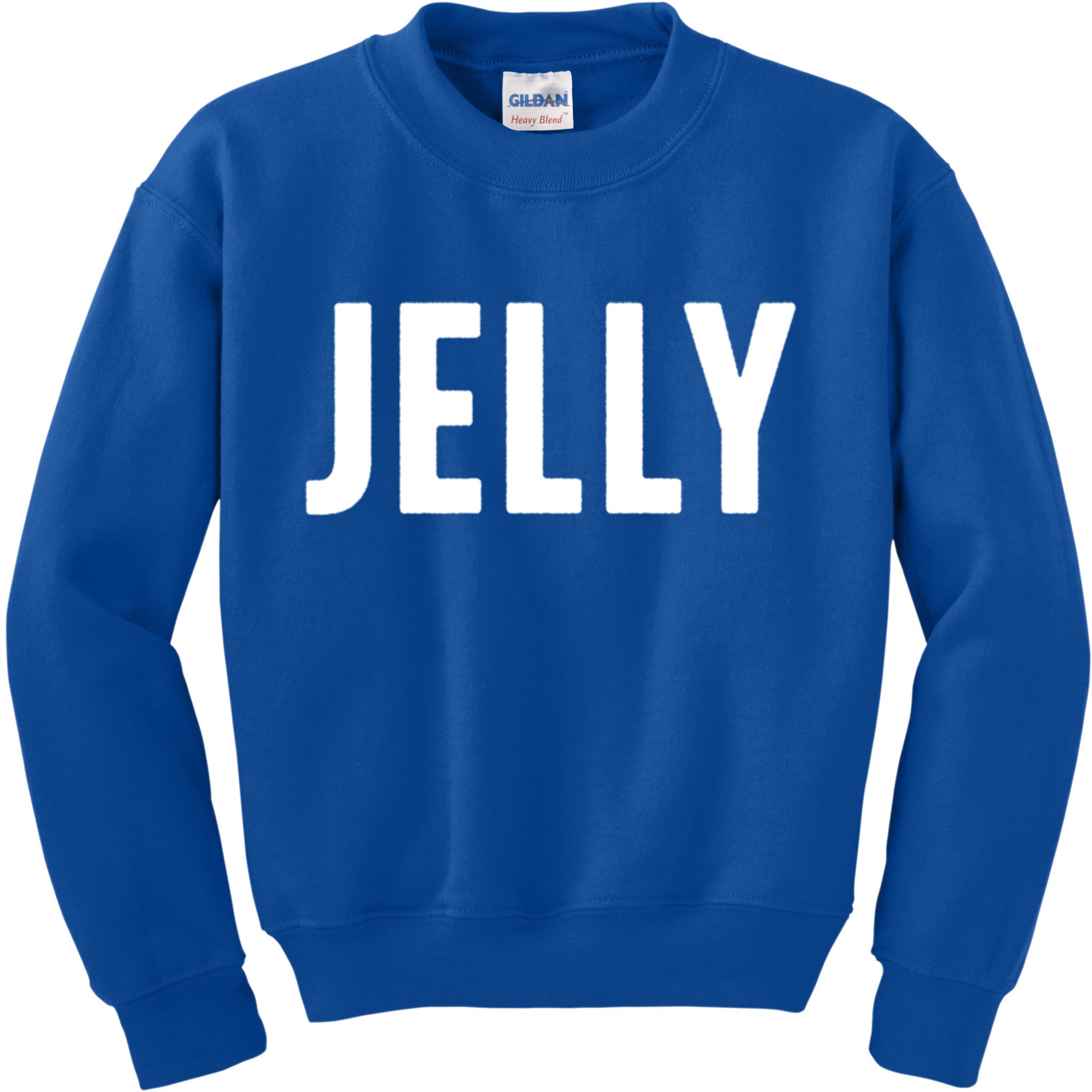 Word That Say Jelly For Peanut Butter And Jelly Couple Gift Kids Sweatshirt