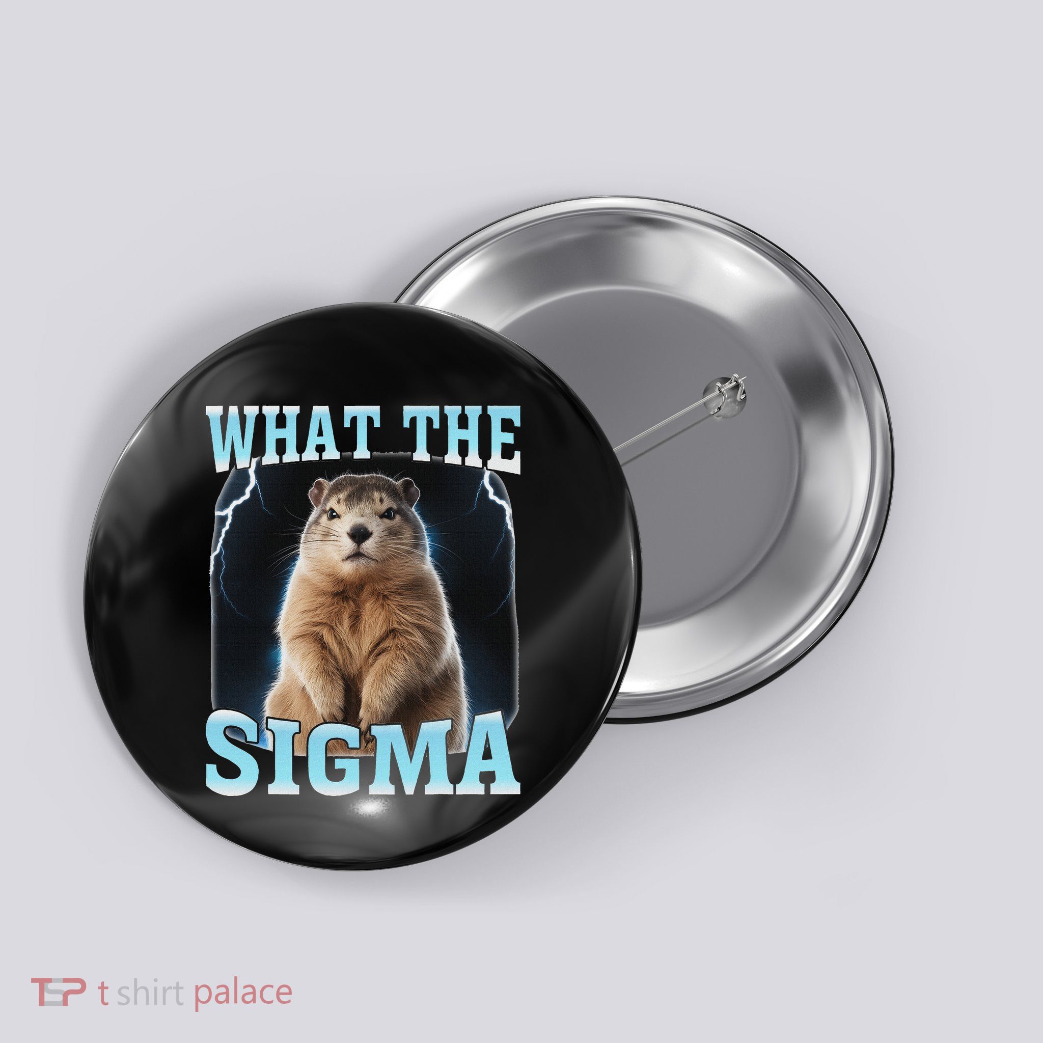 What The Sigma Meme Groundhog Day Funny Groundhog Button