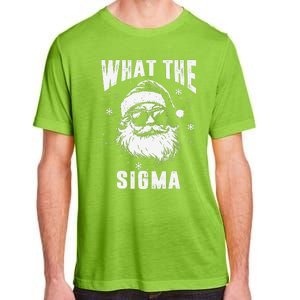 What The Sigma Santa Funny Christmas Meme Adult ChromaSoft Performance T-Shirt