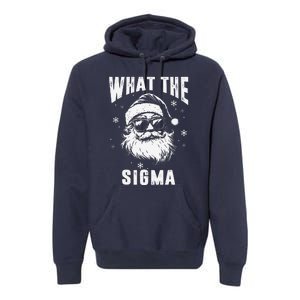 What The Sigma Santa Funny Christmas Meme Premium Hoodie