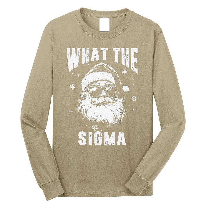 What The Sigma Santa Funny Christmas Meme Long Sleeve Shirt