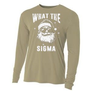 What The Sigma Santa Funny Christmas Meme Cooling Performance Long Sleeve Crew