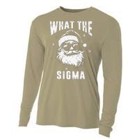 What The Sigma Santa Funny Christmas Meme Cooling Performance Long Sleeve Crew