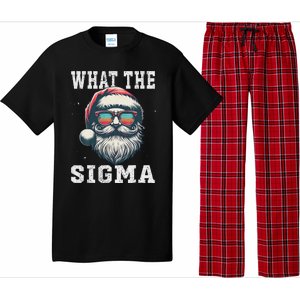 What The Sigma Santa Funny Christmas Meme Xmas Raccoon Pajama Set